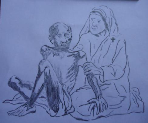 Image result for mother teresa drawings